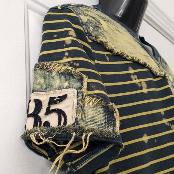 THE HERITAGE BY AMERICA 1776 Denim Distillery Men's Shirt Tye Dye Size XL Cotton - Picture 5 of 10